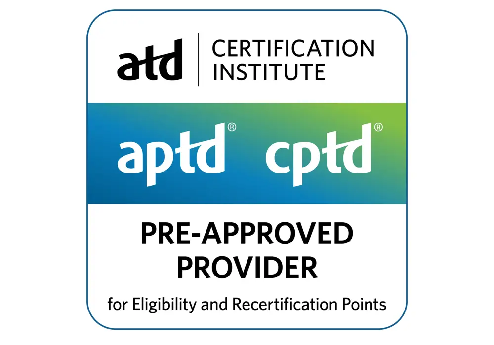 Earn Recertification Credits for APTD and CPTD from ATD